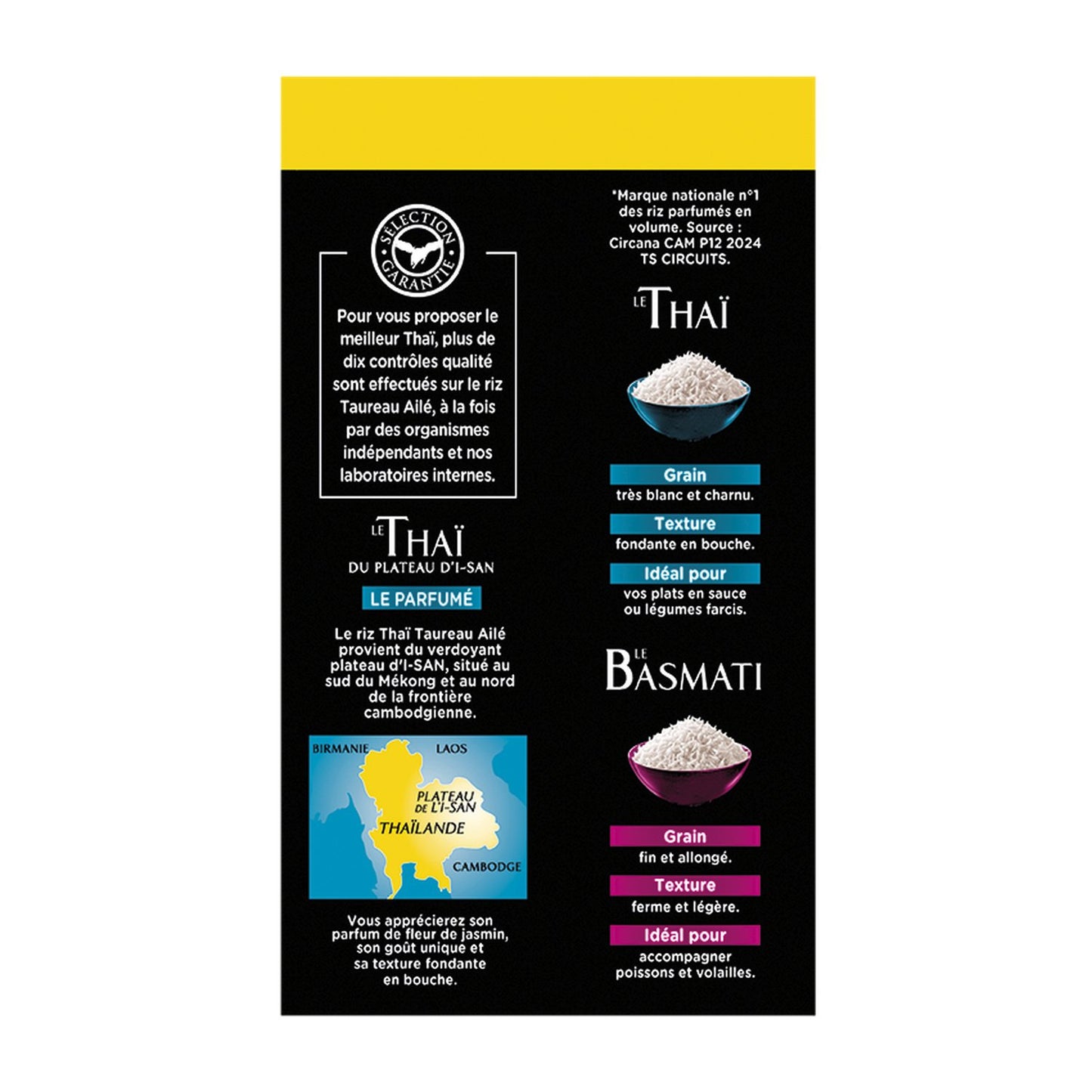 Riz Thaï du plateau de l’I-San – Taureau Ailé (1 kg)