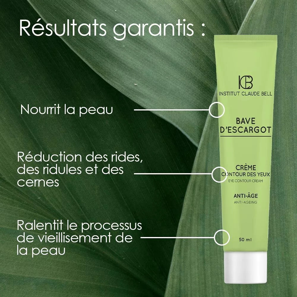 Crème contour des yeux - bave d'escargot
