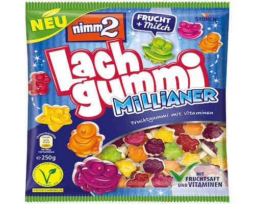 Bonbons Fruités & Lactés Lachgummi Millianer – 250g