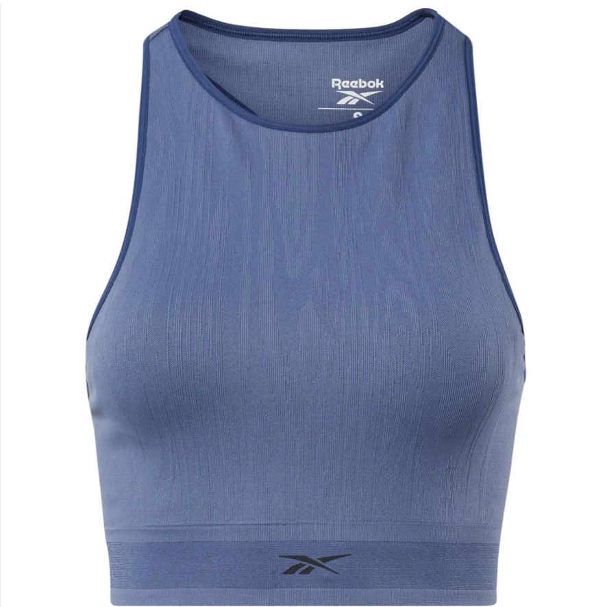 Brassière de sport Reebok – Femme – Taille S – Bleu Vintage