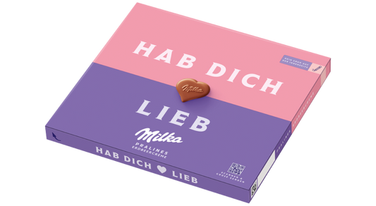 Milka Hab Dich Lieb – Pralinés Fraise 110 g