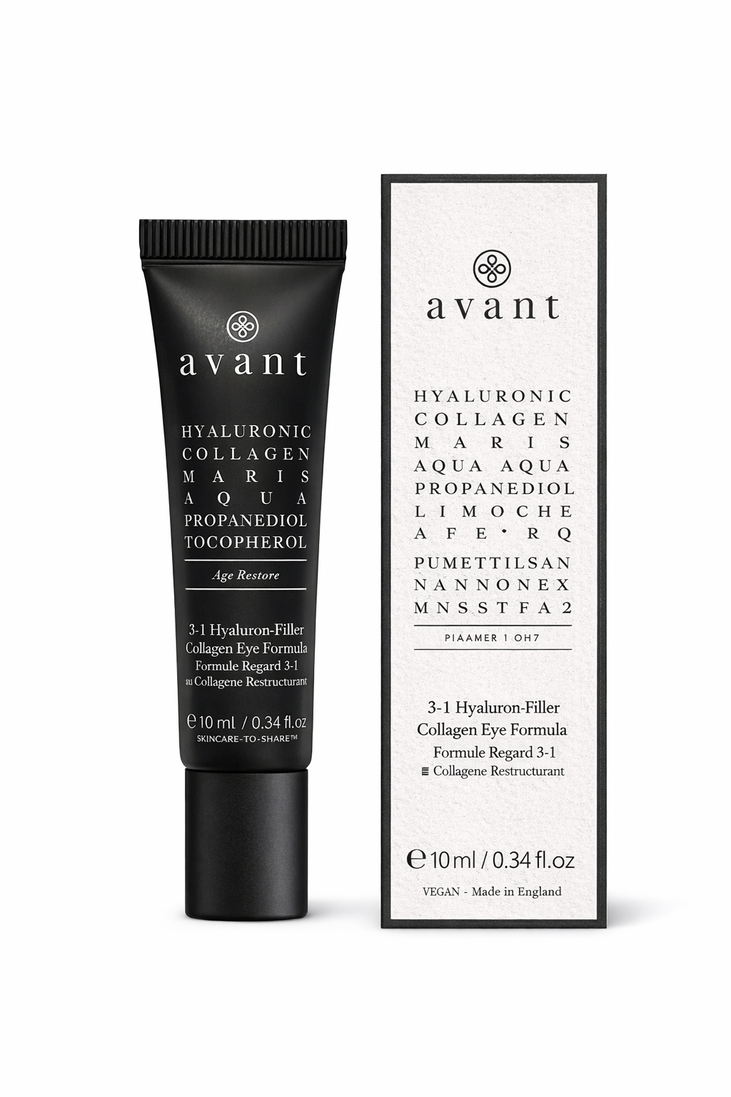 AVANT – Formule Regard 3-1 Collagène & Acide Hyaluronique – 10 ml