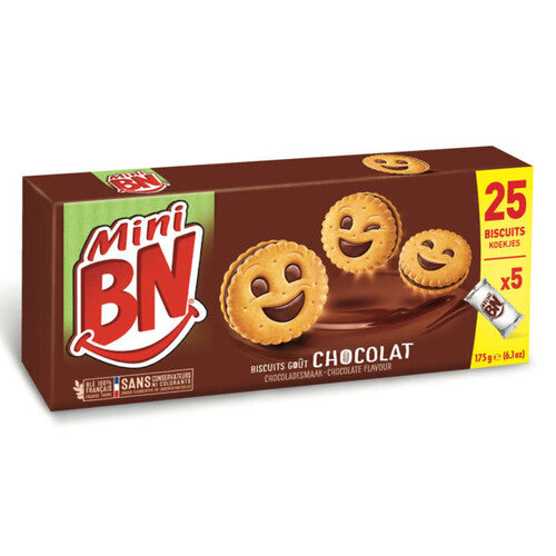 Mini BN fourrés goût chocolat 175 g