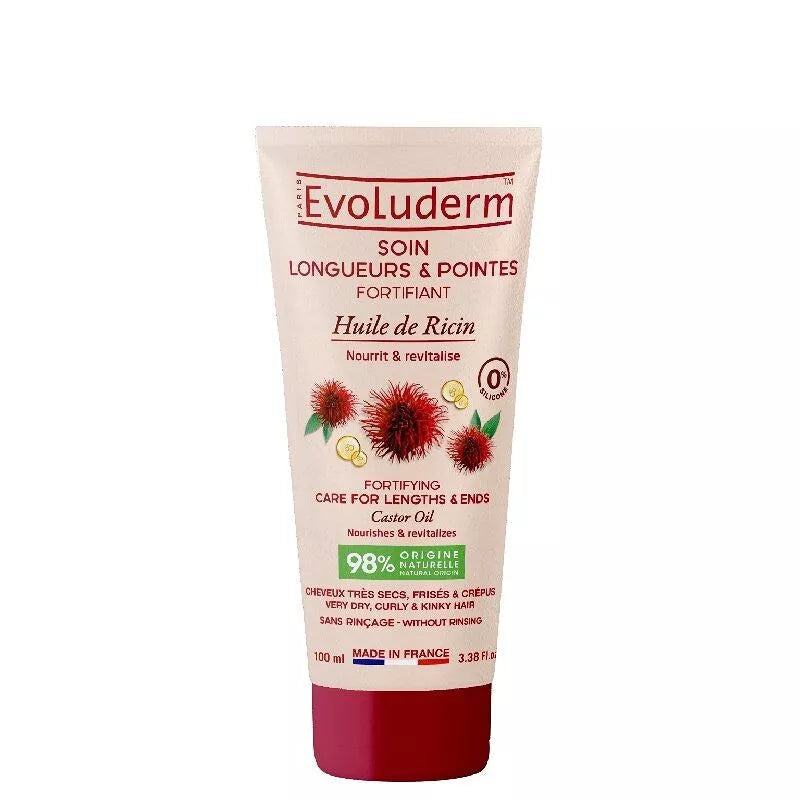 Soin Longueurs & Pointes Fortifiant Huile de Ricin Evoluderm