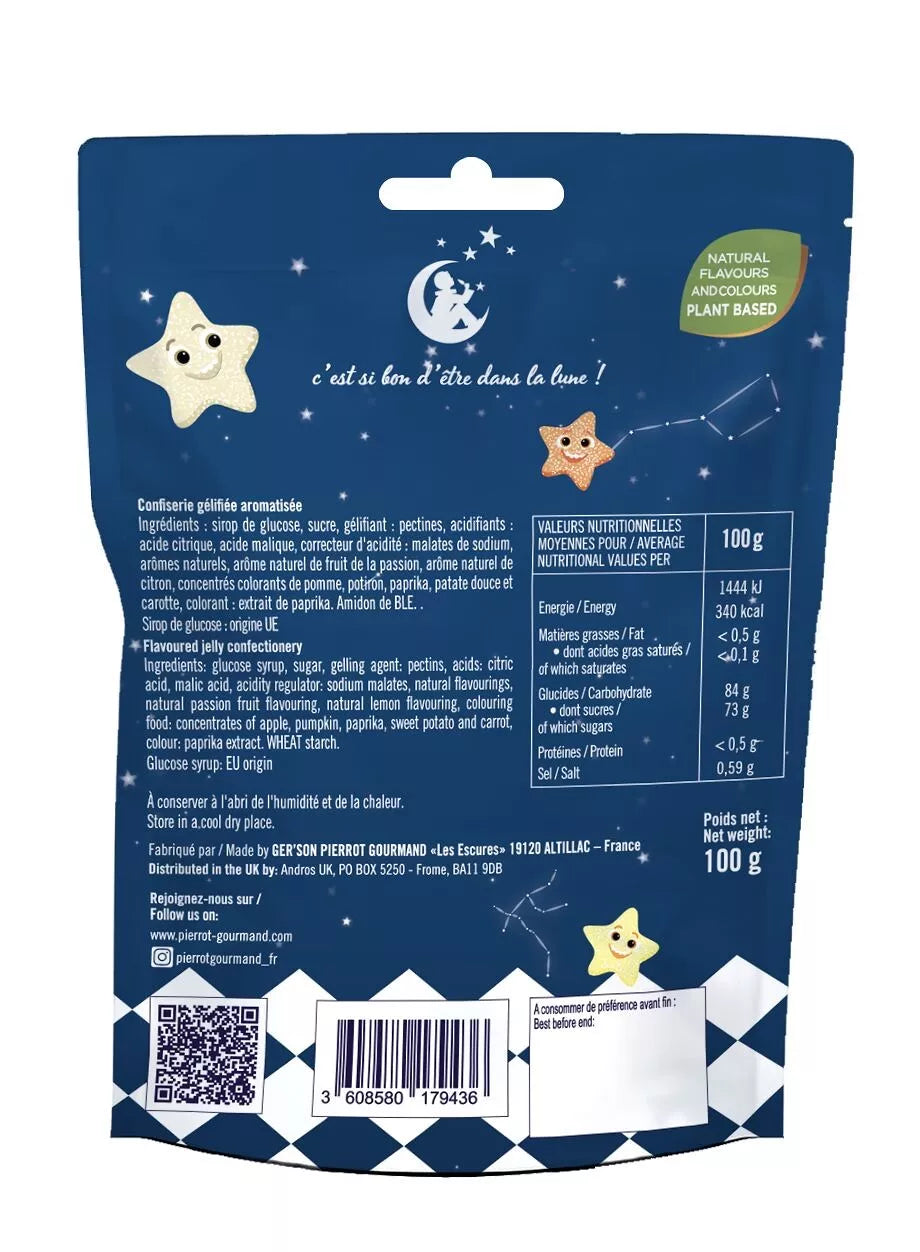 Sachet refermable 100g de bonbons gélifiés La Grande Ourse