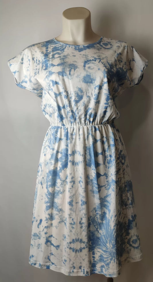 Robe Femme – Modèle Nuage en Coton à Ceinture Élastique