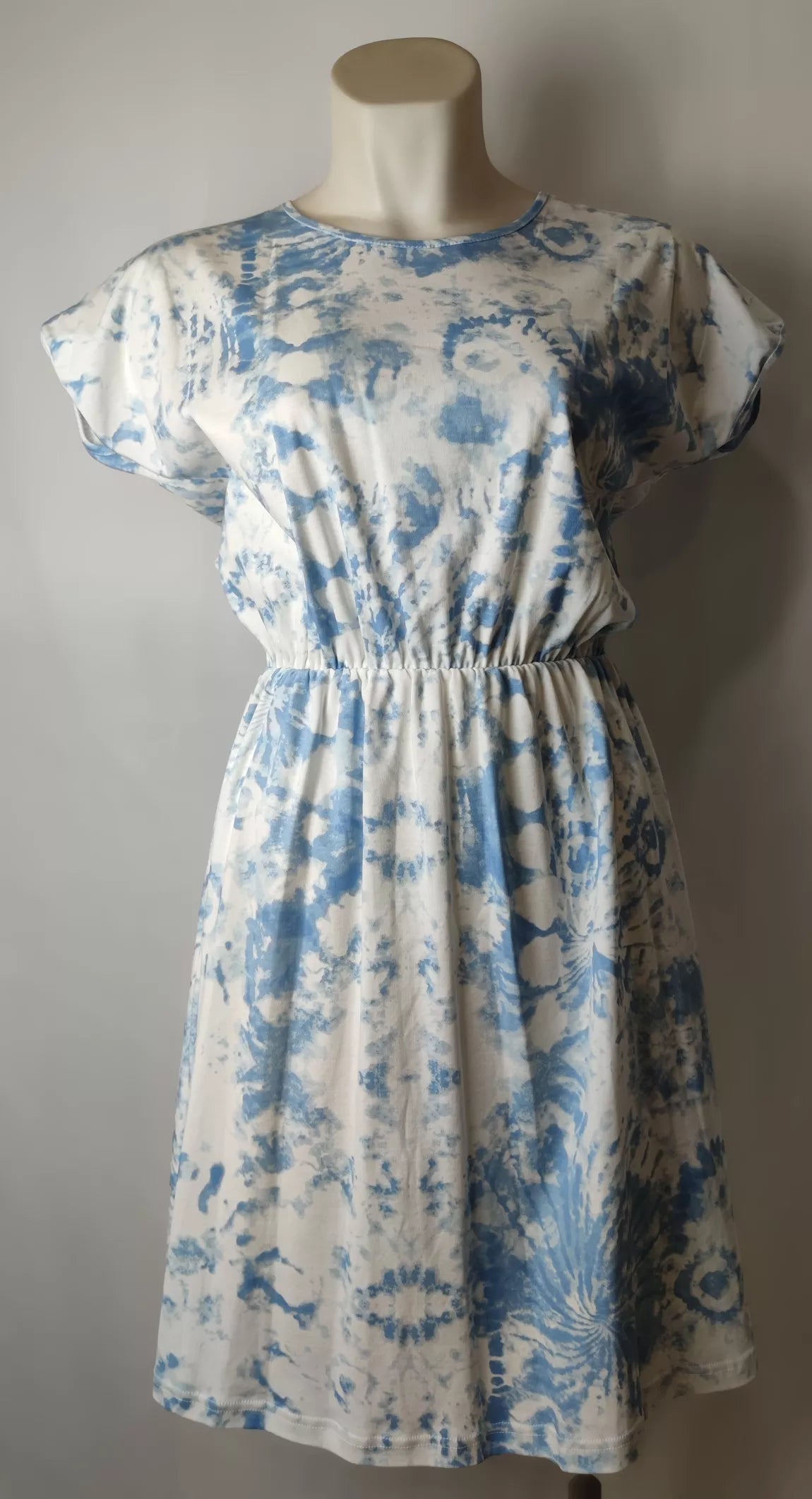 Robe Femme – Modèle Nuage en Coton à Ceinture Élastique