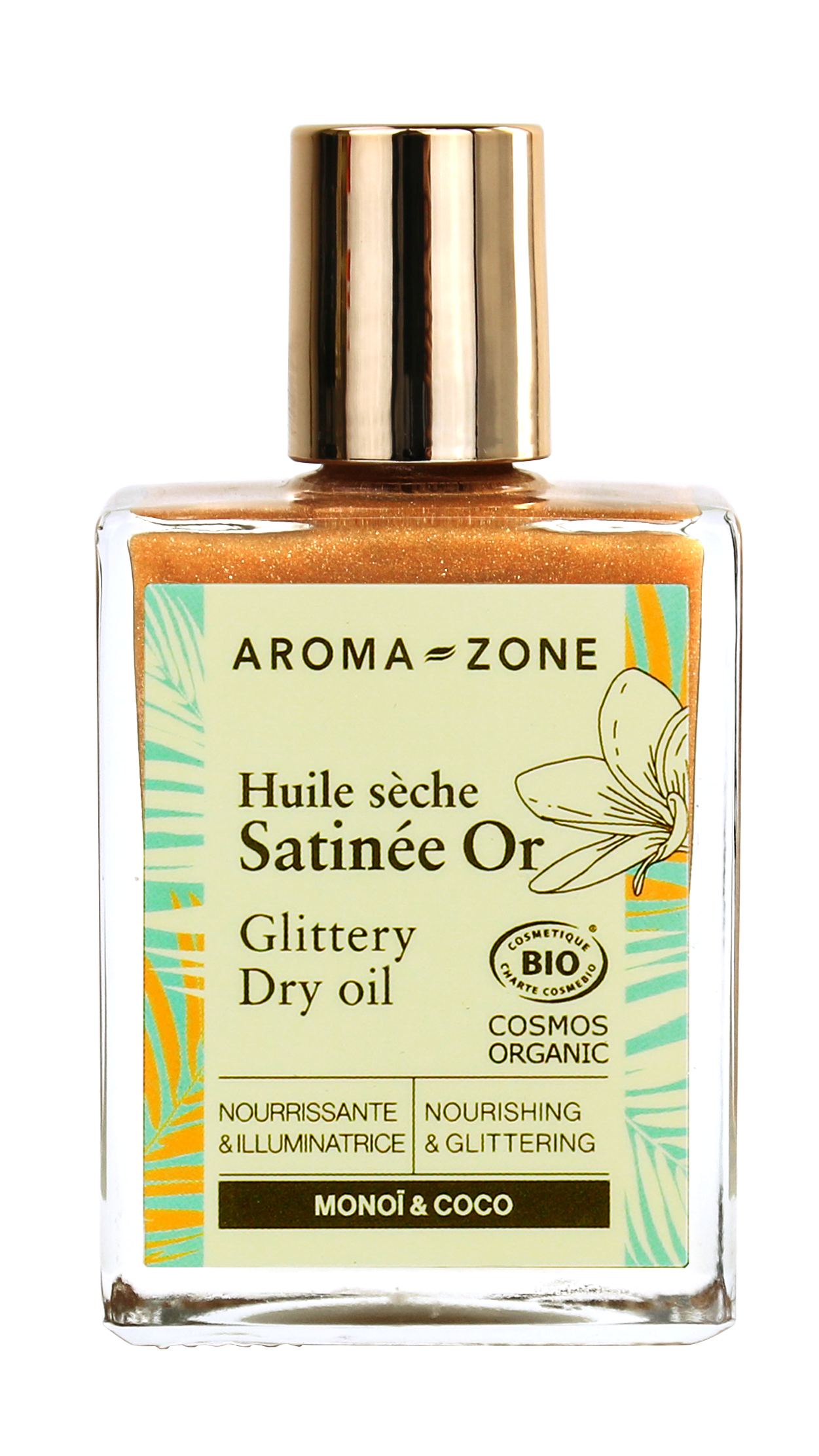 Aroma Zone - Huile Sèche Satinée Or 50ml
