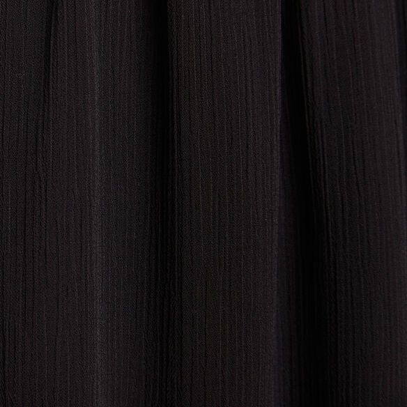 Robe évasée fluide col V – Noir (BRÉAL)