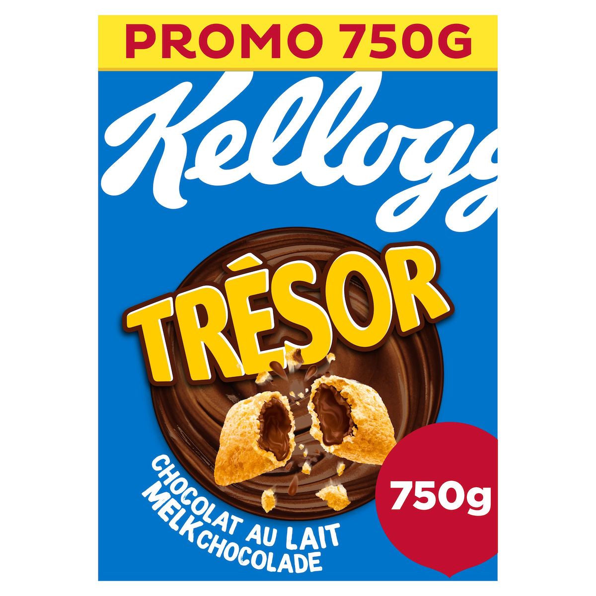 Kellogg's Trésor chocolat au lait 750g céréales petit-déjeuner
