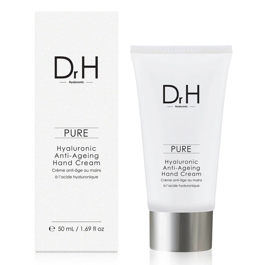 Dr H – Crème Mains Anti-Âge à l’Acide Hyaluronique (50 ml)