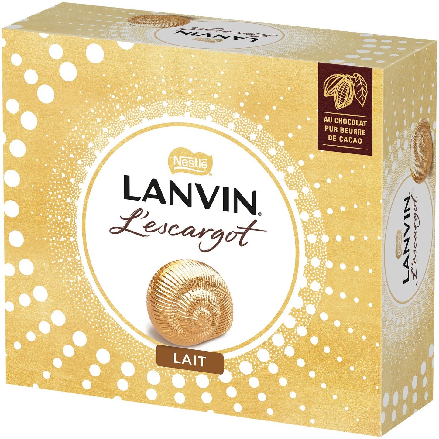 Lanvin – Escargots Chocolat Lait – Boîte 362 g