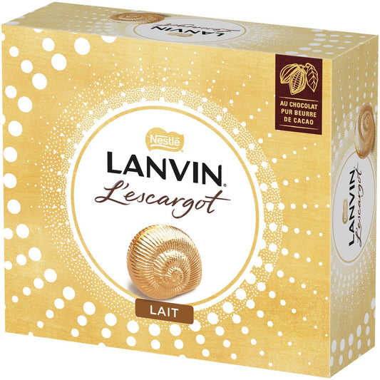 Lanvin – Escargots Chocolat Lait – Boîte 362 g
