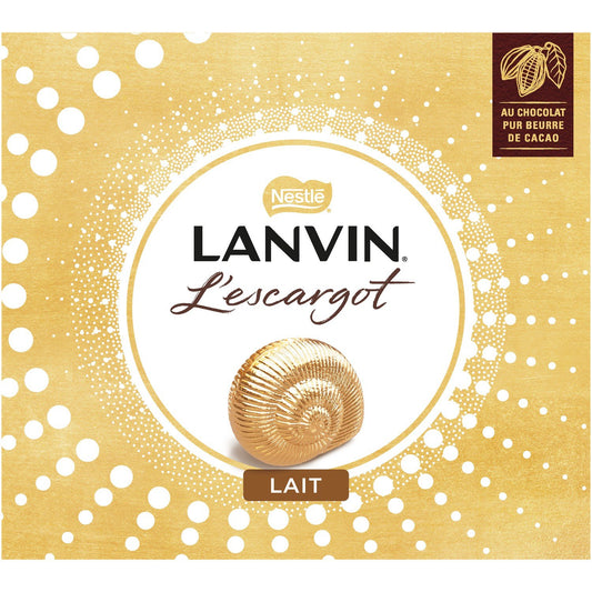 Lanvin – Escargots Chocolat Lait – Boîte 362 g