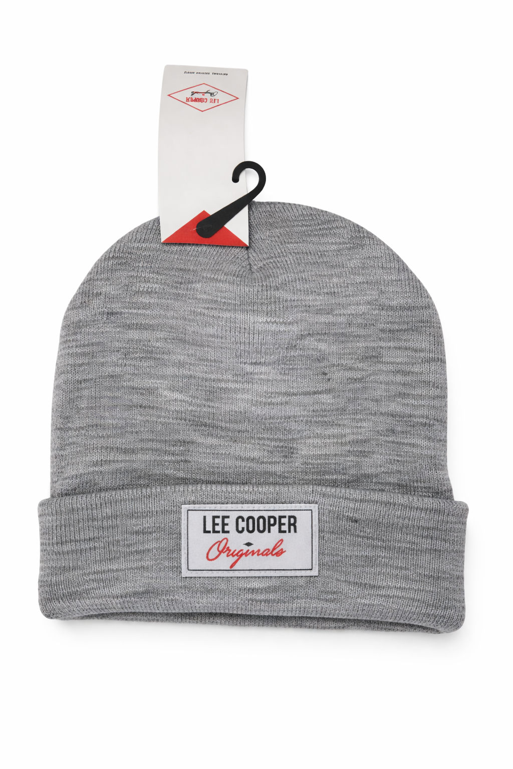Bonnet adulte Lee Cooper Originals – gris chiné, chaud et confortable
