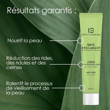 Crème contour des yeux - bave d'escargot