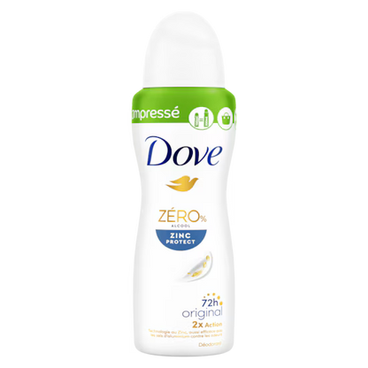 Dove Déodorant Soin Apaisant 0 % Alcool – Compressé – 100 ml