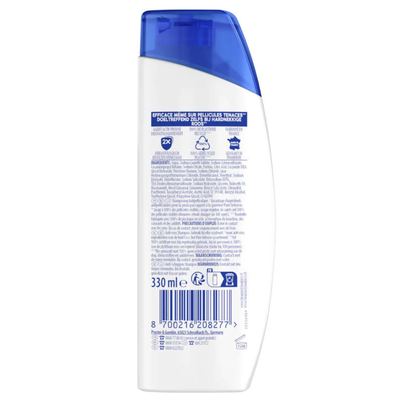 Shampoing Antipelliculaire Citrus Fresh – 330 ml – Head & Shoulders