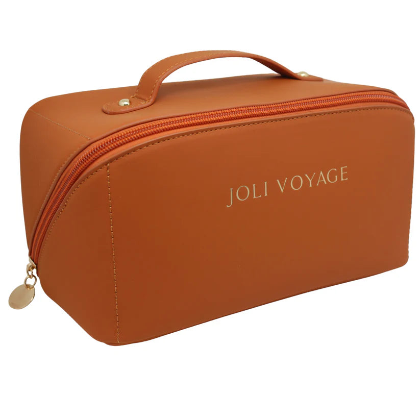 Trousse de toilette – Marron Camel (édition Joli Voyage)
