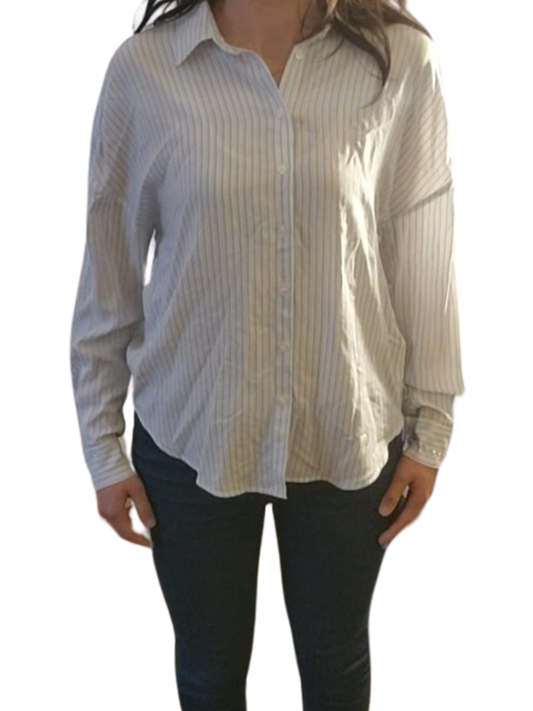 Chemise femme Bonobo – coton rayé, coupe fluide et élégante