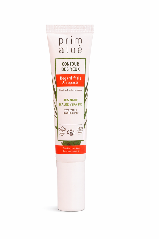 PRIM ALOÉ – Contour des Yeux Aloe Vera & Acide Hyaluronique