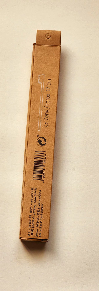 Brosse à Dents en Bambou Écoresponsable – 17 cm