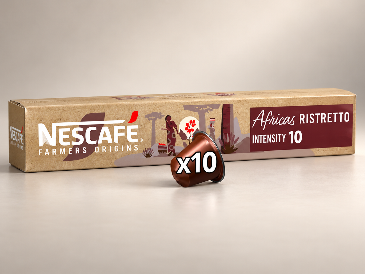 Nescafé Farmers Origins Africas Ristretto 10 Capsules Intensité 10