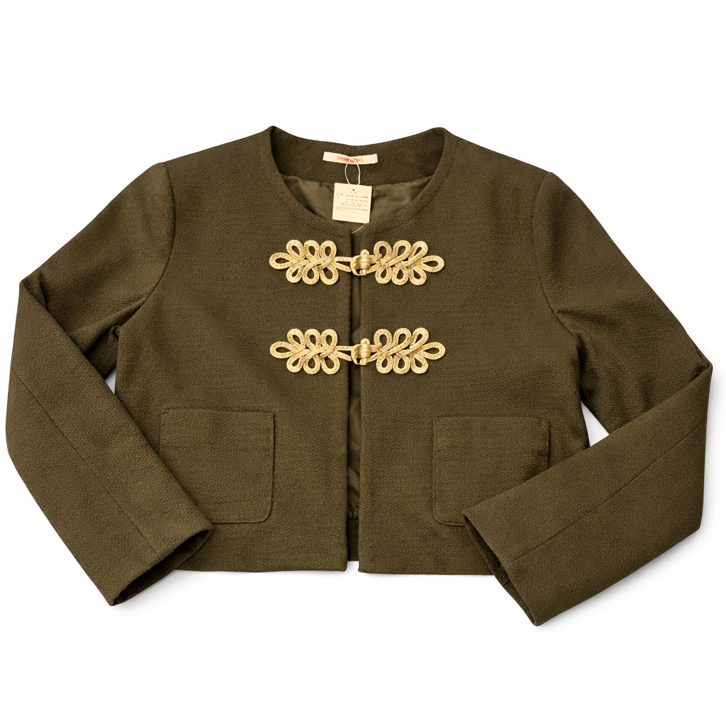 Veste Femme Camaïeu – Taille 44 – Vert kaki Élégant