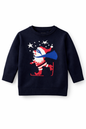 Pull enfant Père Noël – bleu marine – Jules (2 ans)