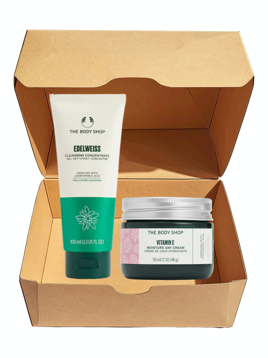 Assortiment The Body Shop – Nettoyant + Crème de Jou