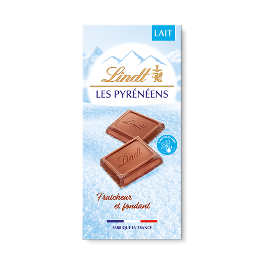 Tablette de chocolat au lait Lindt – Les Pyrénéens (150 g)