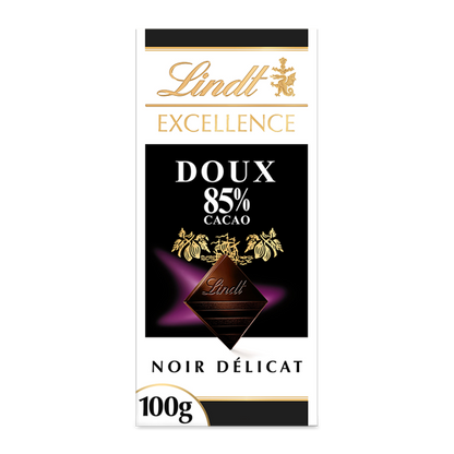 Lindt Excellence Noir 85 % Cacao Doux – 100g