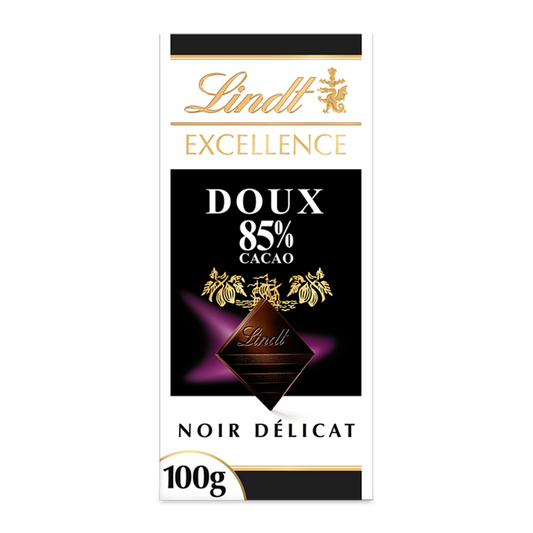 Lindt Excellence Noir 85 % Cacao Doux – 100g