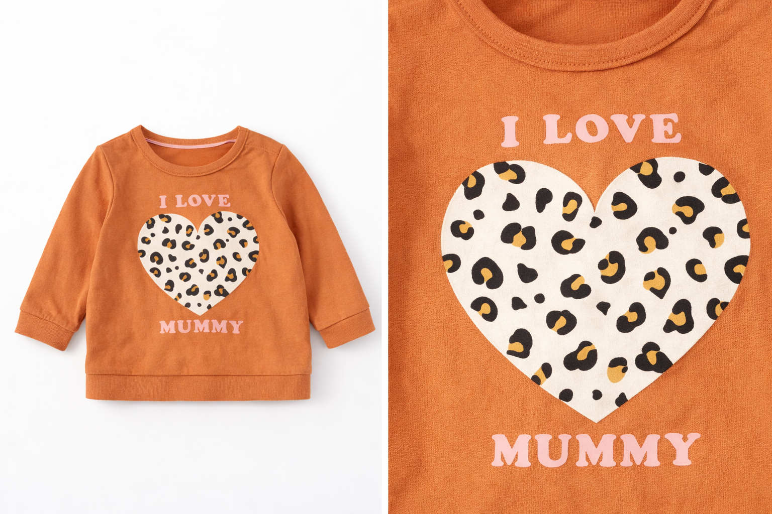 pull bébé I Love Mummy C&A coton doux naissance cadeau