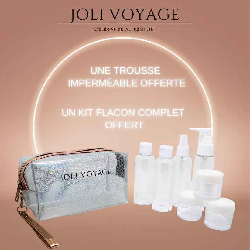 Trousse de toilette – Marron Camel (édition Joli Voyage)