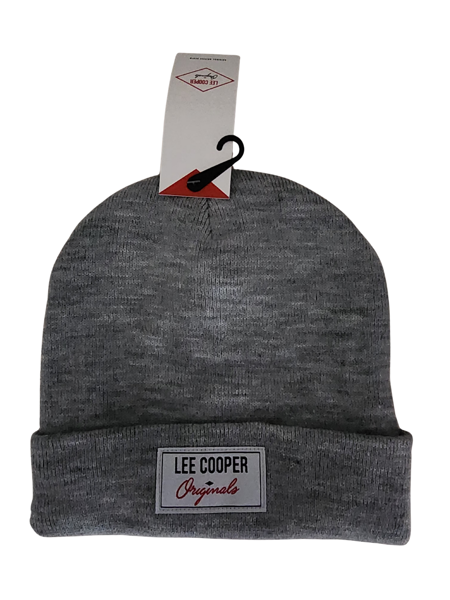 Bonnet adulte Lee Cooper Originals – gris chiné, chaud et confortable