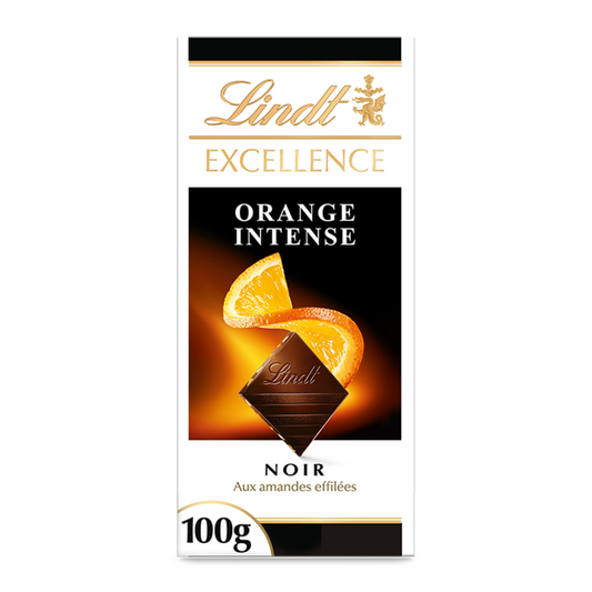 Lindt Excellence Noir Orange Intense – 100 g