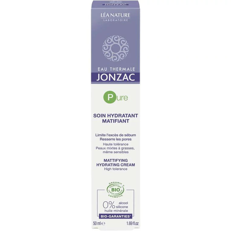 Eau Thermale Jonzac – Crème Purifiante Matifiante Bio 50 ml
