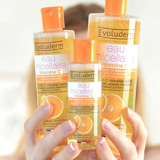 Eau Micellaire Démaquillante Vitamine C Evoluderm