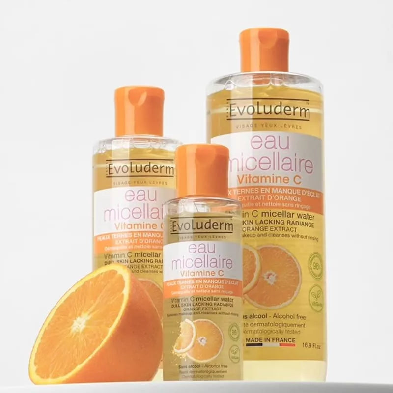 Eau Micellaire Démaquillante Vitamine C Evoluderm
