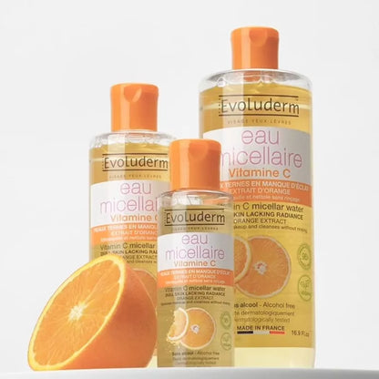 Eau Micellaire Démaquillante Vitamine C Evoluderm