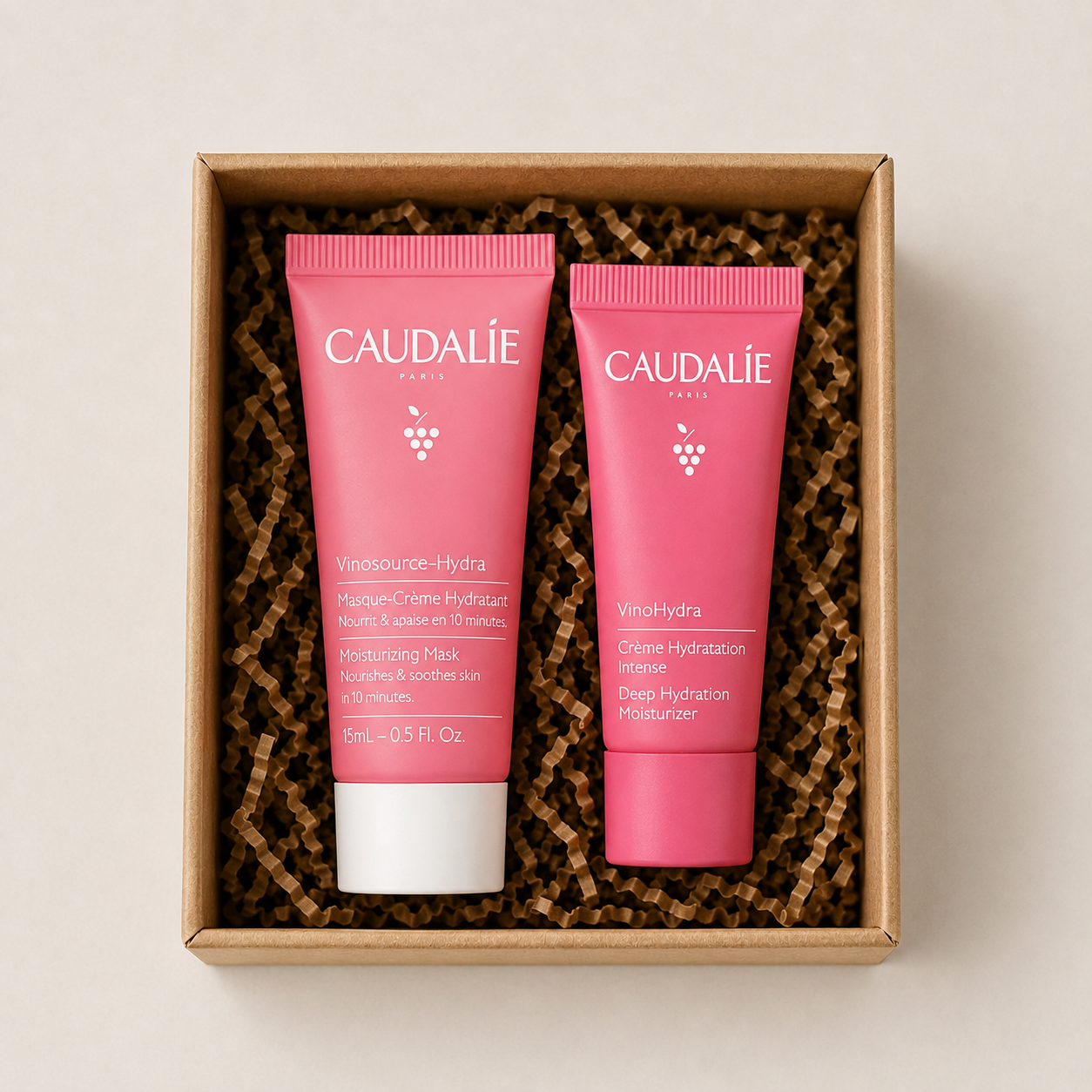 Caudalie Coffret Duo Hydratation Visage Format Voyage 2x15ml
