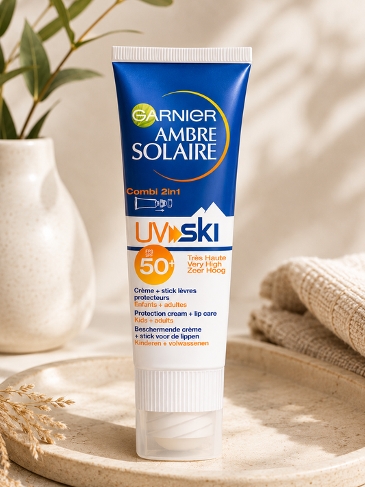 Garnier Ambre Solaire UV Ski FPS50+  Creme + Stick Levres Enfants