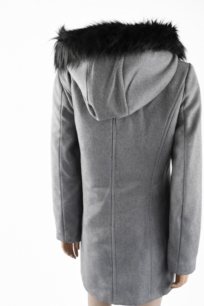 Manteau d'hiver femme Cache Cache gris laine