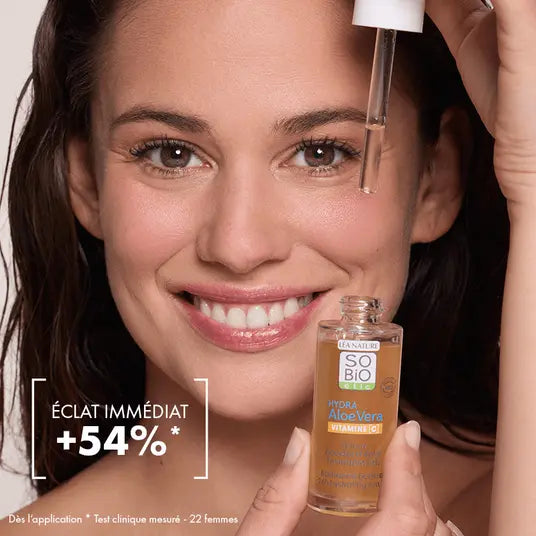 So'Bio Étic sérum booster éclat hydratant 24H aloe vera 30ml