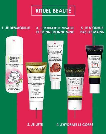 Garancia – Trousse de Voyage Rituel Beauté 5 Soins
