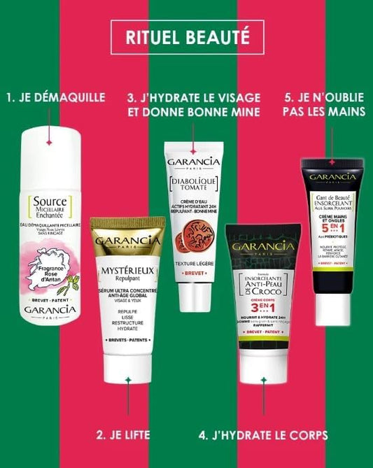 Garancia – Trousse de Voyage Rituel Beauté 5 Soins