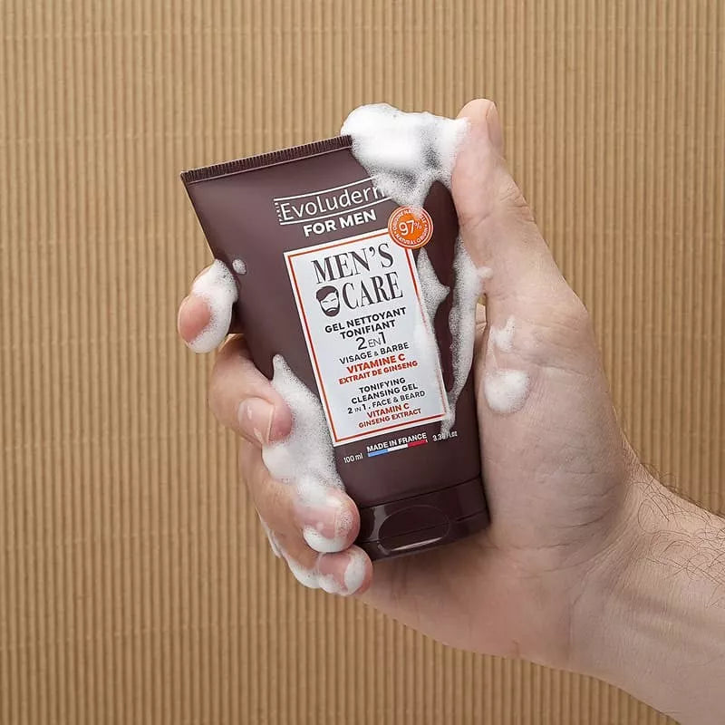 Gel Nettoyant Tonifiant Homme Evoluderm
