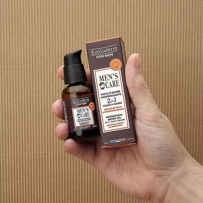 Huile à Barbe Nourrissante Homme Evoluderm