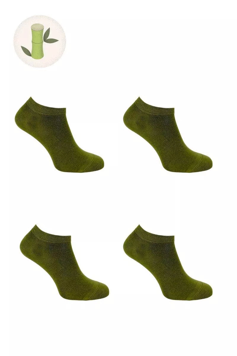 Chaussettes Femme en Bambou – Lot de 4 Paires